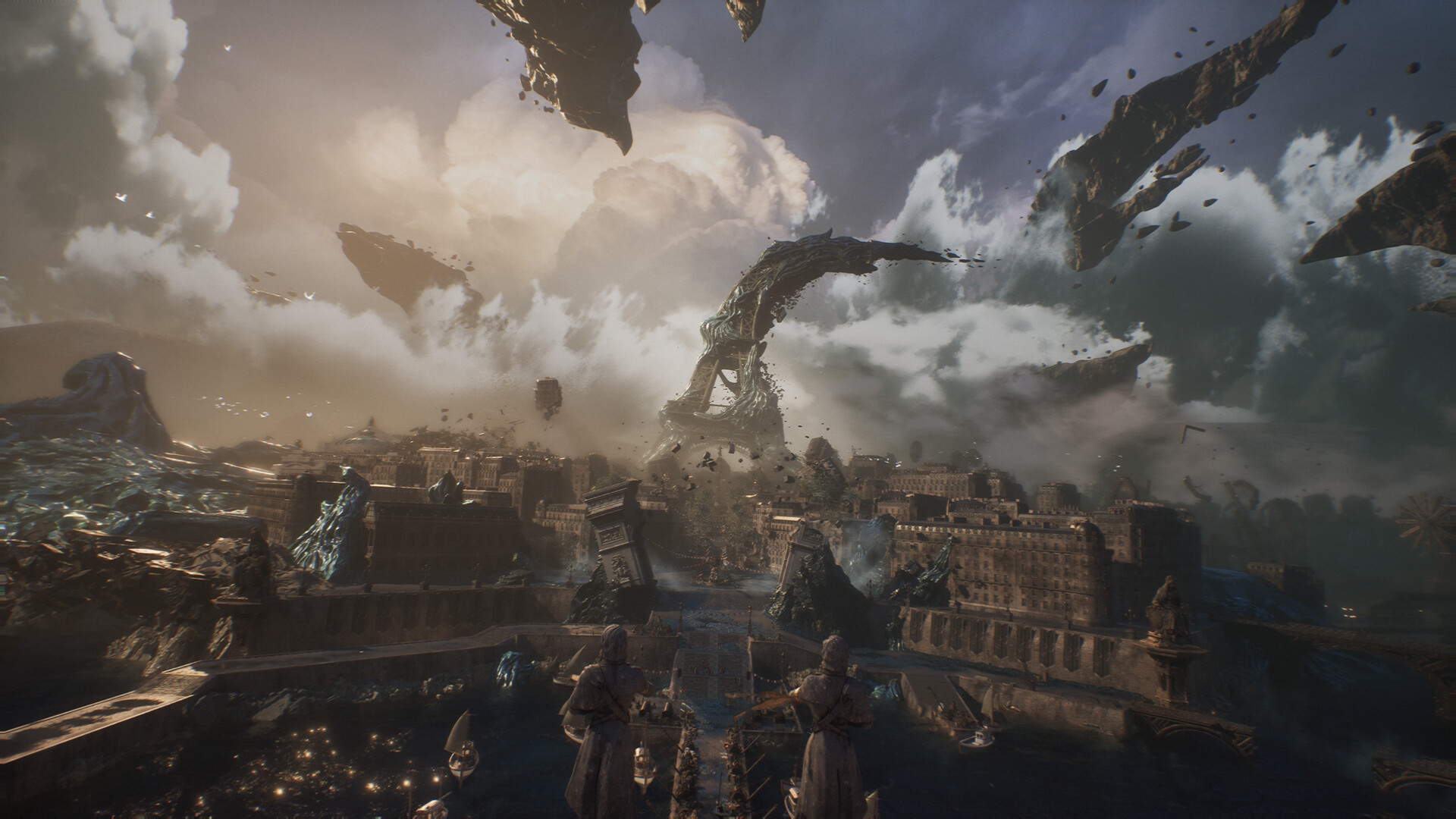 Official Clair Obscur: Expedition 33 screenshot showing its painterly world