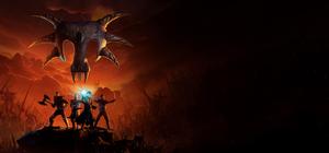 Official Gothic 1 Remake key art showing the nameless hero in the Colony.