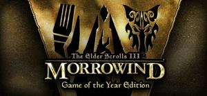 Official Steam storefront header art for The Elder Scrolls III: Morrowind.