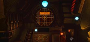 Official Steam screenshot from MOLE, showing the horror game's industrial drilling-vessel machinery.